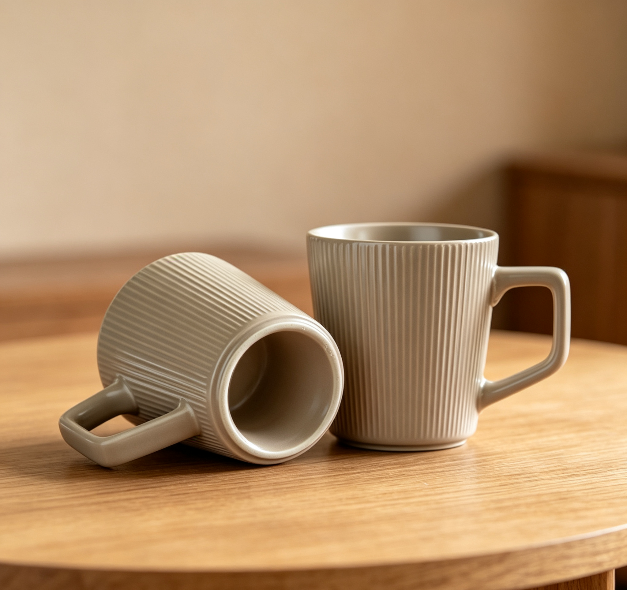 Light porcelain cup