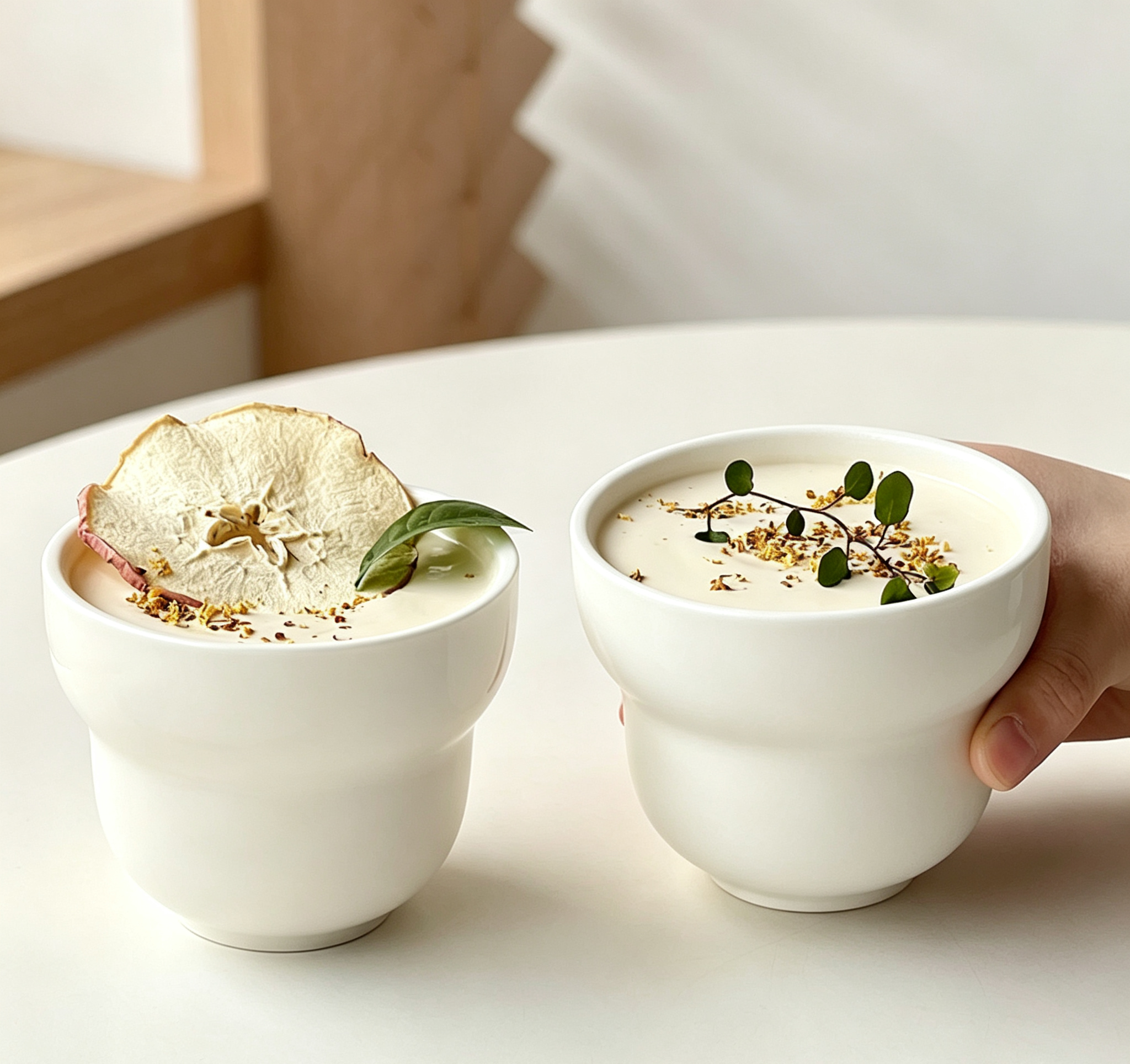 Double Layer Gourd Ceramic Coffee Mug