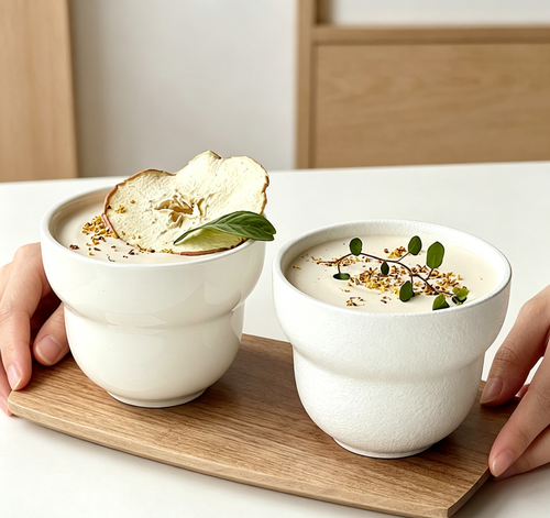 Double Layer Gourd Ceramic Coffee Mug
