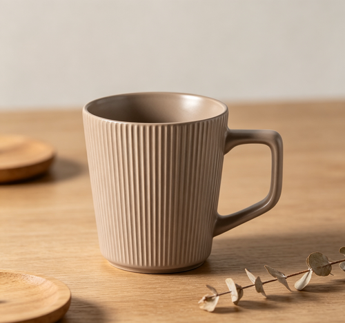Light porcelain cup